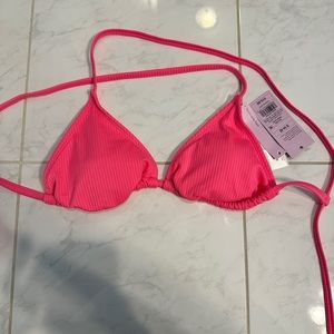 Bikini Top Pink NWT